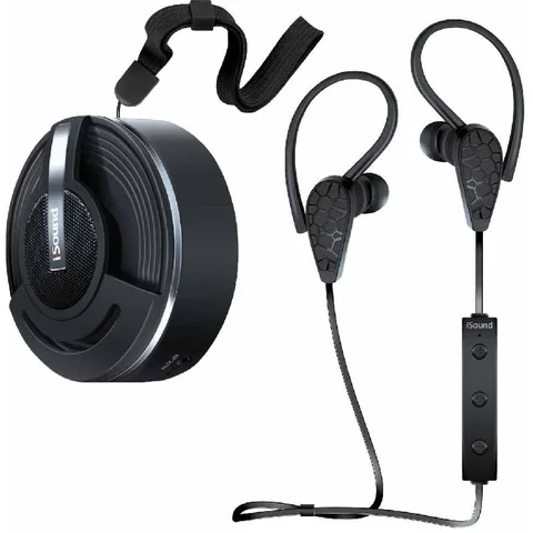iSound 6918 Earphone/Bluetooth Speaker Bundle Smartphone Audio Accessory