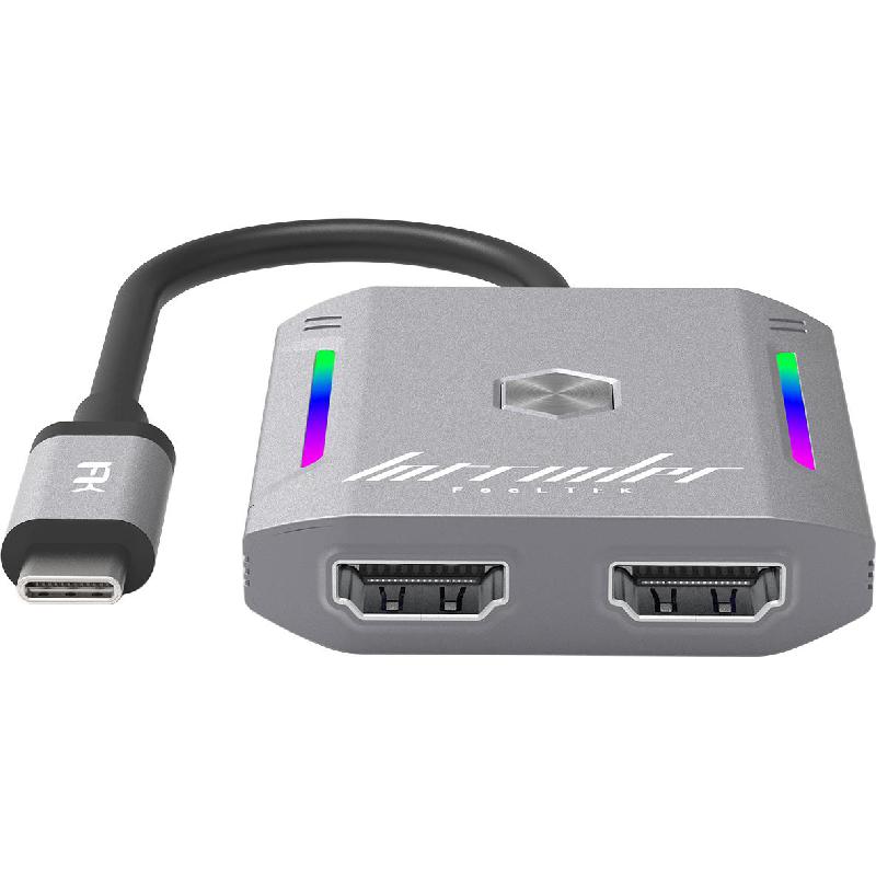 FeelTek USB-C to HDMI Dual Port Dongle AV Adapter — view 3