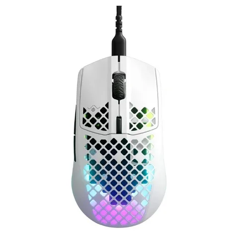 SteelSeries Aerox 3 Wireless Super Light Snow Gaming Mouse, White - 62603