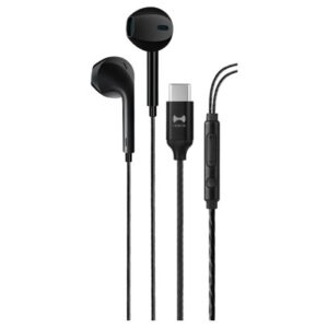 Hezire H-Tune T1X Wired Stereo Headset Type C, Black - HEZ-WSH-TYPC3
