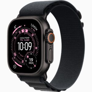 Apple Watch Ultra 3, GPS + Cellular, 49mm, Black Titanium Case with Black Alpine Loop