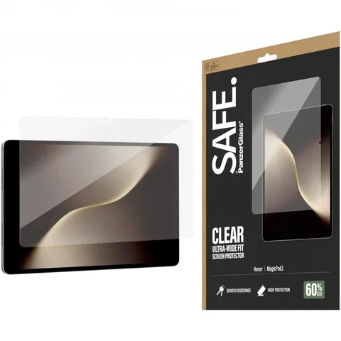 PanzerGlass SAFE Super+ Glass, Standard Fit Tablet Screen Protector for Honor MagicPad3 13.3"