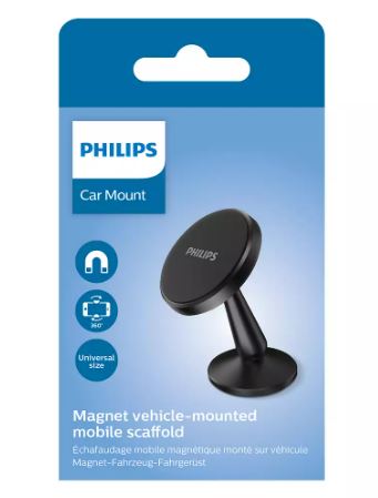 Philips Magnet Car Mount Phone Holder For Car Black - DLK3422NB/00 — view 2