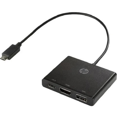 HP Multi-port Station 3 Port (1X HDMI/1X USB-C/1X USB-A)