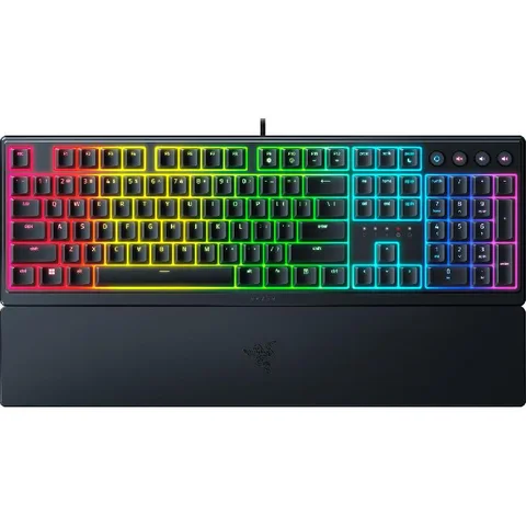 Razer Ornata V3 Low Profile Membrane Switch with Rest (US Layout) Gaming Keyboard Wired