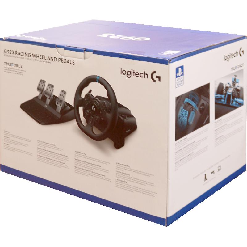 Logitech G G923 True Force Sim Racing Wheel + Pedals Wired Black — view 3