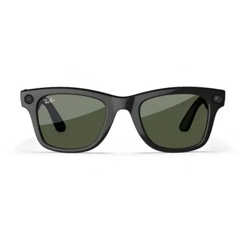 Ray-Ban Meta Gen 2 Wayfarer Shiny Black Transitions Graphite Green RW4012