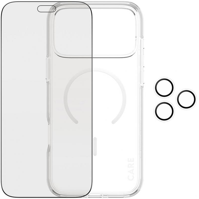 PanzerGlass 3-in-1 Pack Urban Explorer MagSafe Case, Privacy UWF Screen Protector, Hoops Camera Lens Smartphone Case Bundle — view 2
