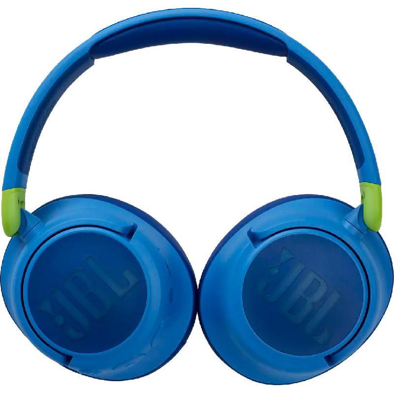 JBL Jr 460NC On-Ear Headphones Bluetooth/Wired (Optional) Blue — view 3