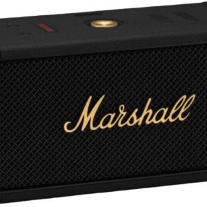 Marshall Middleton Portable Bluetooth Speaker- Black And Brass
