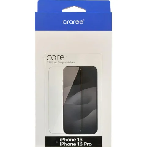 Araree Core Round Edge Smartphone Screen Protector for iPhone 15/iPhone 15 Pro