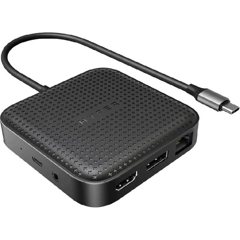 Hyper HyperDrive Multi-port Station 8 Port (HDMI/DisplayPort/2X USB-A/2X USB-C/Audio Combo Jack/RJ-45)