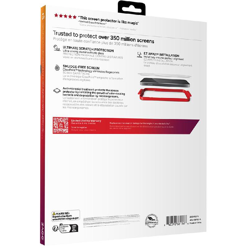 Zagg Invisible Shield Smooth, Silky Feel Design iPad Screen Protector for iPad Air 11 M2/iPad Air 11 M3/iPad Air 11 M4 — view 2