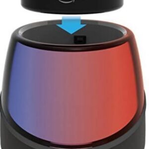 iHome Color Changing Bluetooth Rechargeable Speaker, Black