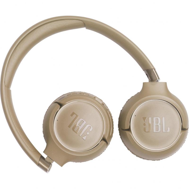 JBL Tune 680NC On-Ear Headphones Bluetooth Beige — view 4