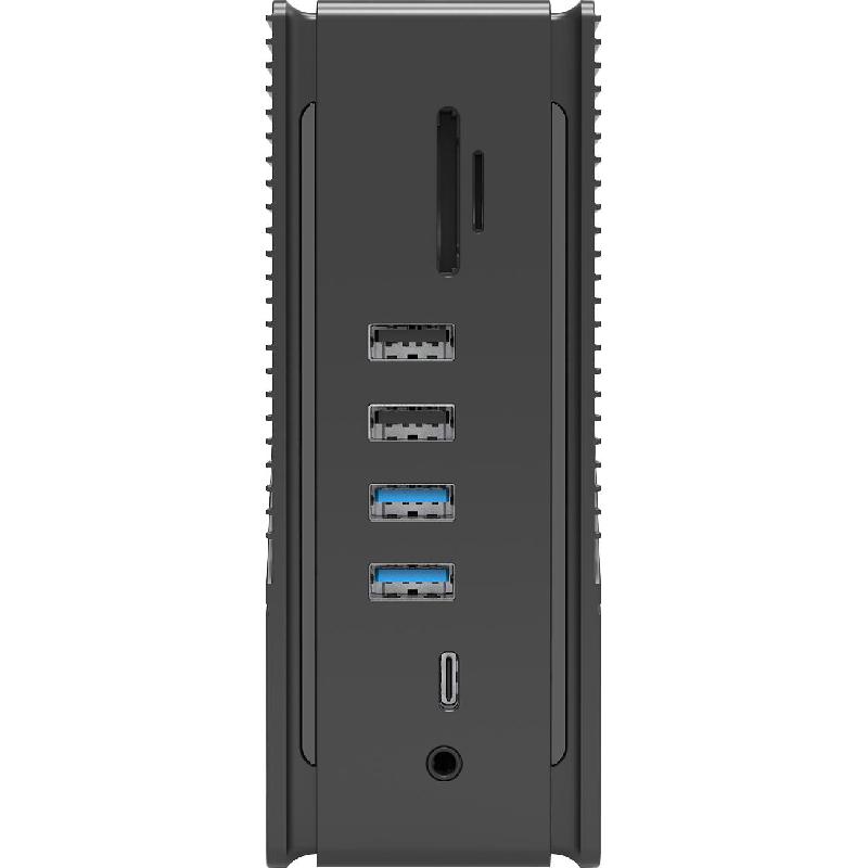 FeelTek 16-in-1 Multi-port Station 16 Port (2X HDMI/4X USB 2.0/2X USB 3.0/3X USB-C/DisplayPort/RJ-45/SD/TF/Audio) — view 3