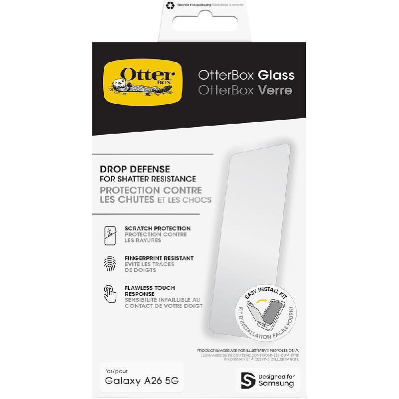 OtterBox Glass Clear Smartphone Screen Protector for Samsung Galaxy A26 5G — view 2