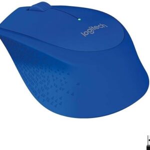 Logitech M280 Wireless Mouse, 2.4 GHz with USB Nano Receiver, Blue