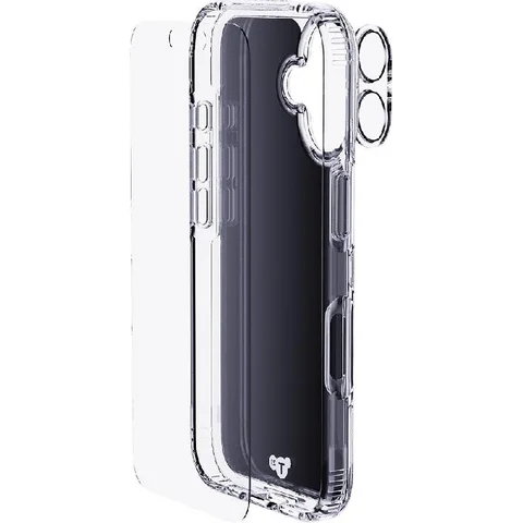 Tech21 3-in-1 MagSafe Bundle Evo Clear MagSafe Case + Impact Glass Screen Protector + Camera Lens Protector Smartphone Case Bundle