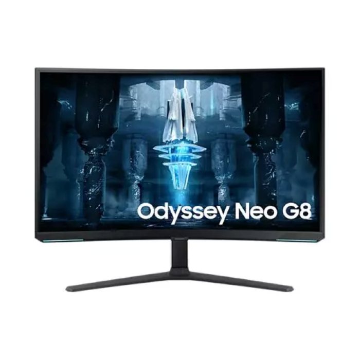 Samsung Odyssey Neo G8 32inch UHD 3840X2160 Gaming Monitor, 240Hz, HDMI, DP, Adjustable, Black - LS32BG850NMXUE