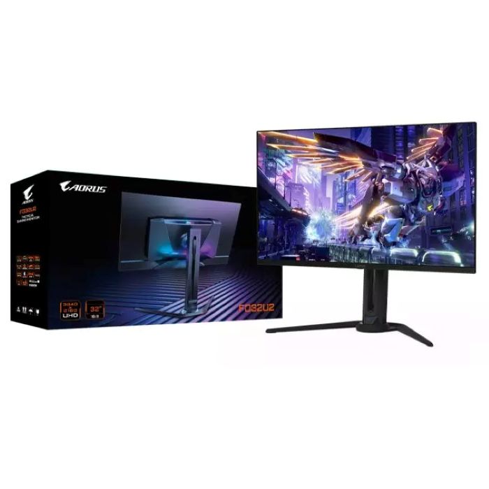 Gigabyte Aorus FO32U2 31.5-Inch OLED Gaming Monitor, UHD (3840X2160), 0.03ms, 240Hz - FO32U2-EK — view 2