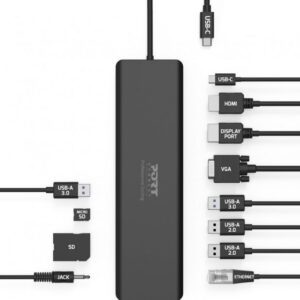 USB-C Triple Screen Travel Docking Station - 901906-W