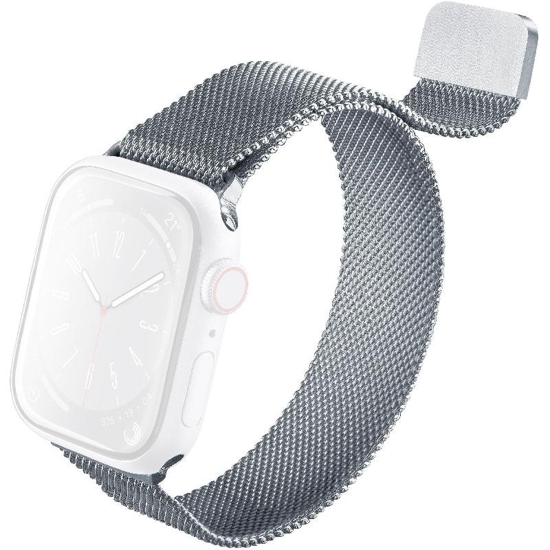 Cellularline Steel Band Wrist Strap for Watch Ultra 3/Watch Ultra 2/Watch Series 11 46/Watch Series 10 46