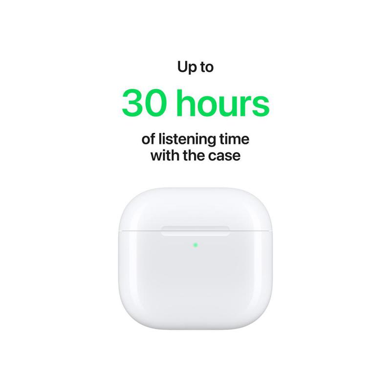 Apple AirPods 4 Earbuds Bluetooth White — view 4