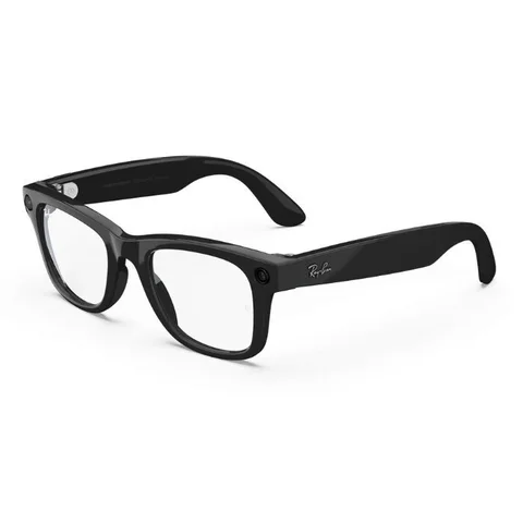 Ray-Ban Meta Skyler Shiny Black Smart Glasses With Clear Lenses 49mm