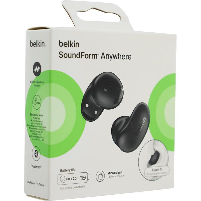Belkin SoundForm Anywhere Earbuds Bluetooth Black — view 4