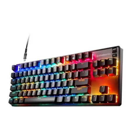 SteelSeries Apex 9 TKL Wired Gaming Keyboard, Black - 64847
