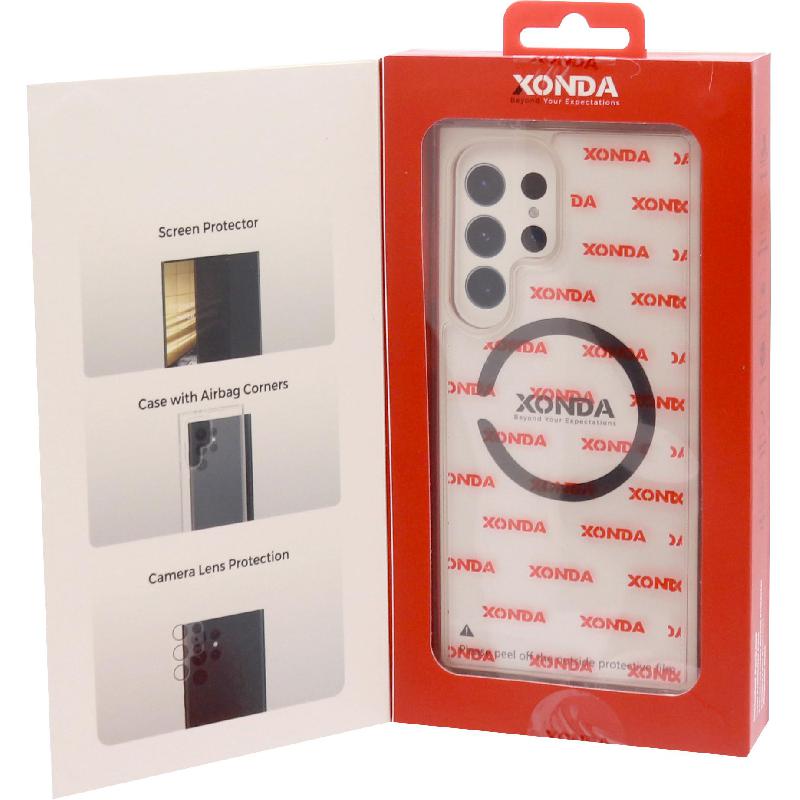 Xonda 3-in-1 Clear Case + Privacy Tempered Glass + Camera Lens Protector Smartphone Case Bundle — view 3