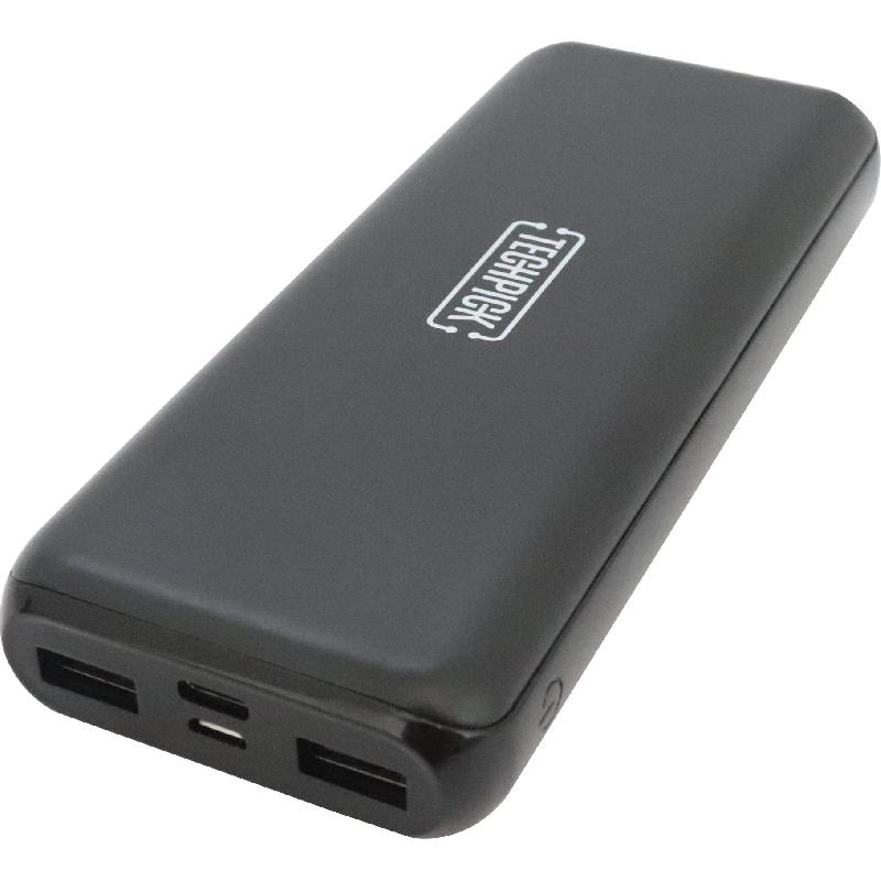 Techpick Power Bank Charger Fast Battery Charging 20000 mAh 3 USB (2X USB/1X USB-C) — view 2
