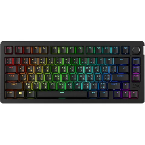 HyperX Alloy Rise 75 Wireless 75% Rise Gaming Keyboard Bluetooth/Wireless (2.4 GHz)/Wired