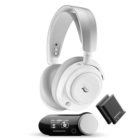 SteelSeries Arctis Nova Pro Omni Wireless Gaming Headset, White - 61722