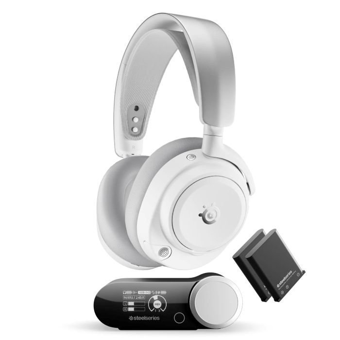 SteelSeries Arctis Nova Pro Omni Wireless Gaming Headset, White - 61722