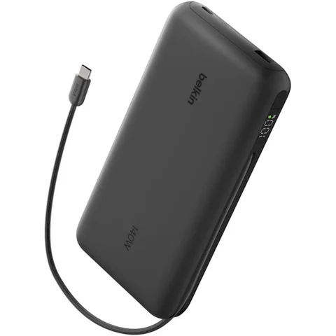 Belkin UltraCharge Power Bank Charger PD Fast Charging 25000 mAh 2 USB (1X USB-A/1X USB-C)