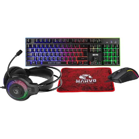 MARVO CM416 4-in-1 Gaming Combo Gaming Desktop (Keyboard and Mouse) Wired