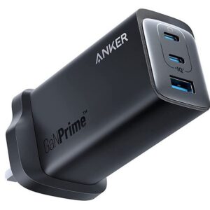Anker 737 3-Port Fast Wall Charger Ganprime 120W, USB C Charger, Black - AN.A2148211.BK