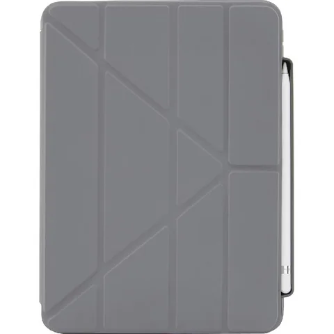 PIPETTO Origami Pencil Folio Tablet Case Dark Grey for iPad A16/iPad 10.9 10th Gen