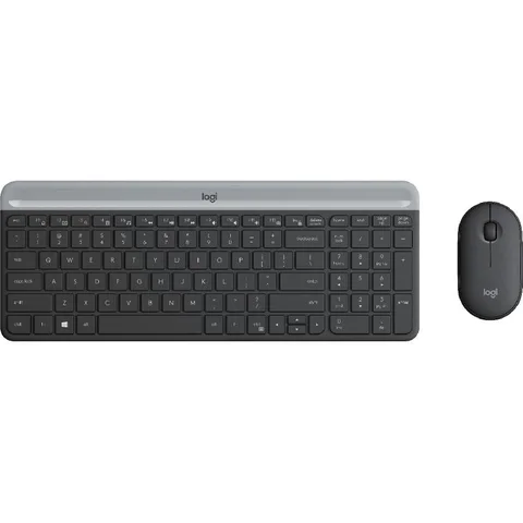 Logitech MK470 Slim Wireless Combo Desktop (Keyboard and Mouse) Wireless