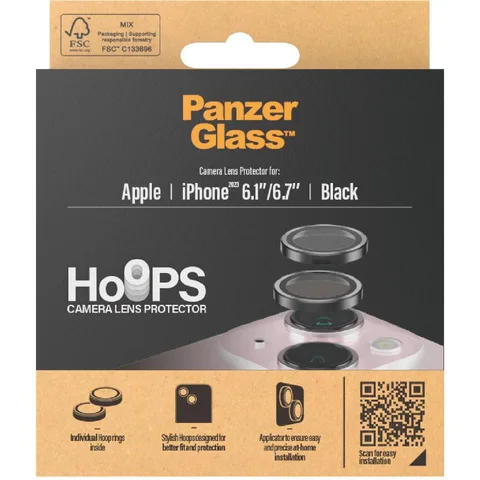 PanzerGlass Hoops Camera Lens Protector (Individual Ring) Smartphone Camera Accessory