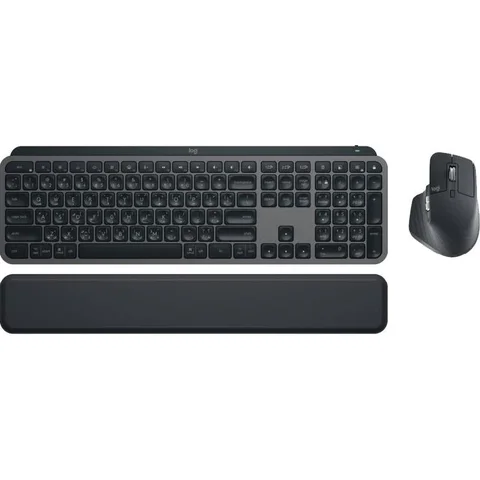 Logitech MX Keys S Combo Desktop (Keyboard and Mouse) Bluetooth/Wireless (2.4 GHz RF)