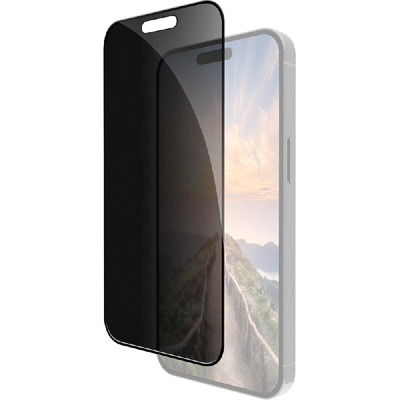 DBRAMANTE1928 Eco-shield Black Edge Smartphone Screen Protector for iPhone 16 Pro