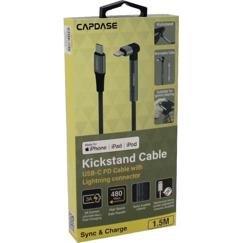Capdase Kickstand USB-C to Lightning Sync & Charge Cable 1.50 m ( 4.92 ft )