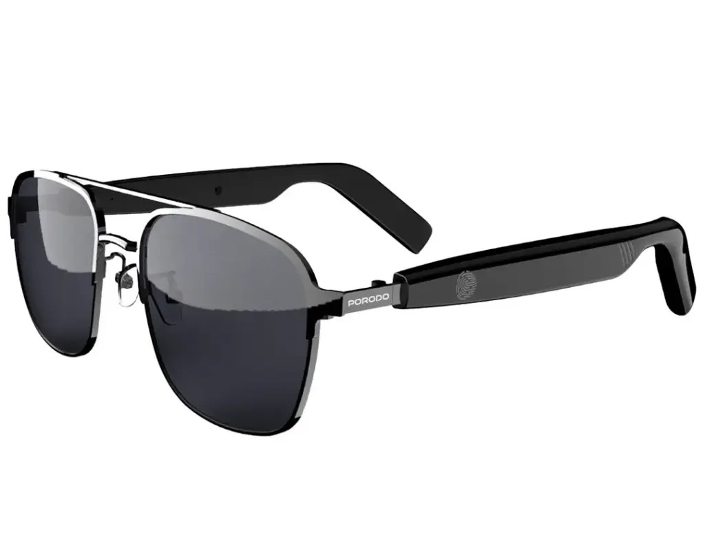 Porodo Lifestyle Vista, Smart Audio Glasses- Black
