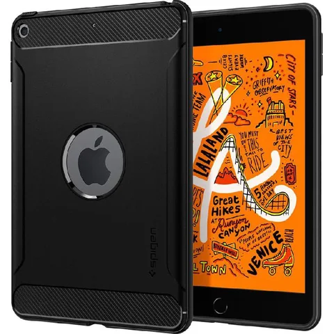Spigen Rugged Armor Back Cover Tablet Case Black for iPad Mini 5