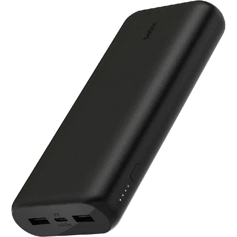 Belkin BoostCharge Power Bank Charger PD Fast Charging 20000 mAh 3 USB (1X USB-C/2X USB)