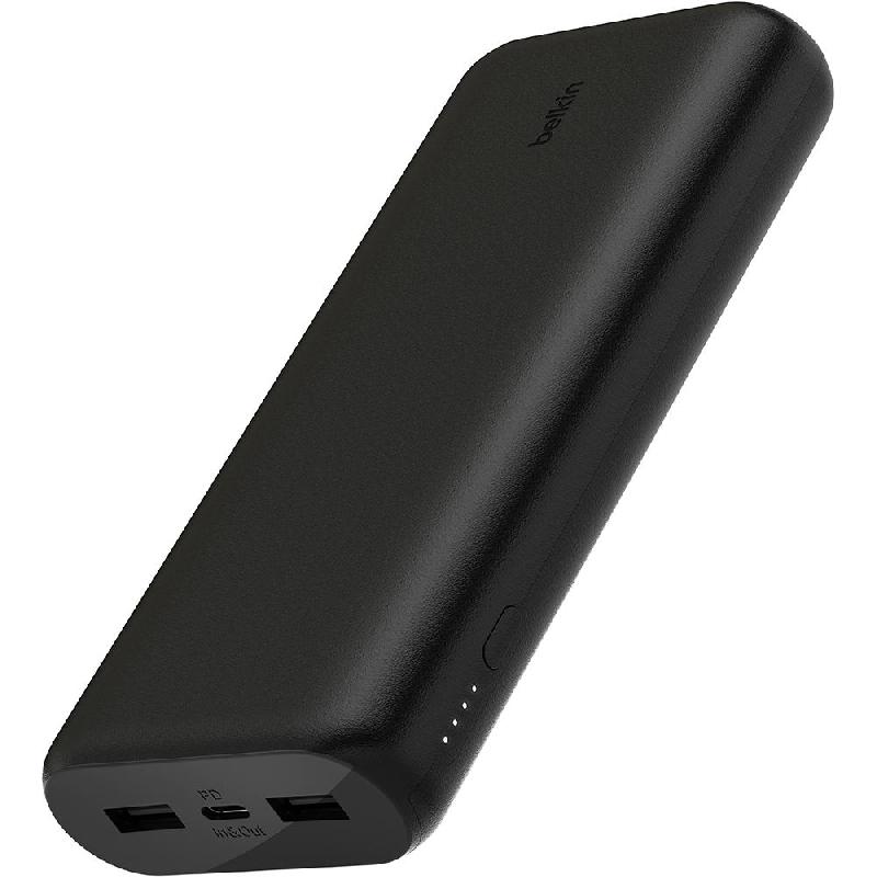 Belkin BoostCharge Power Bank Charger PD Fast Charging 20000 mAh 3 USB (1X USB-C/2X USB)