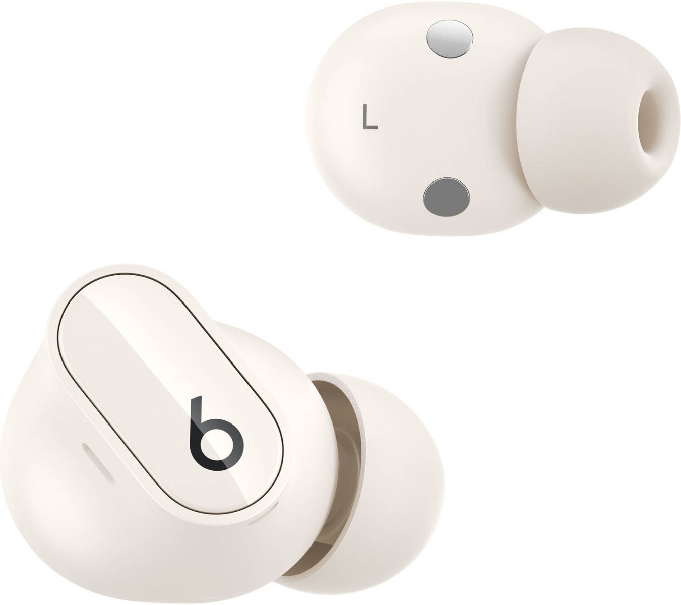 Beats Studio Buds +, True Wireless Noise Cancelling Earbuds- Ivory — view 2